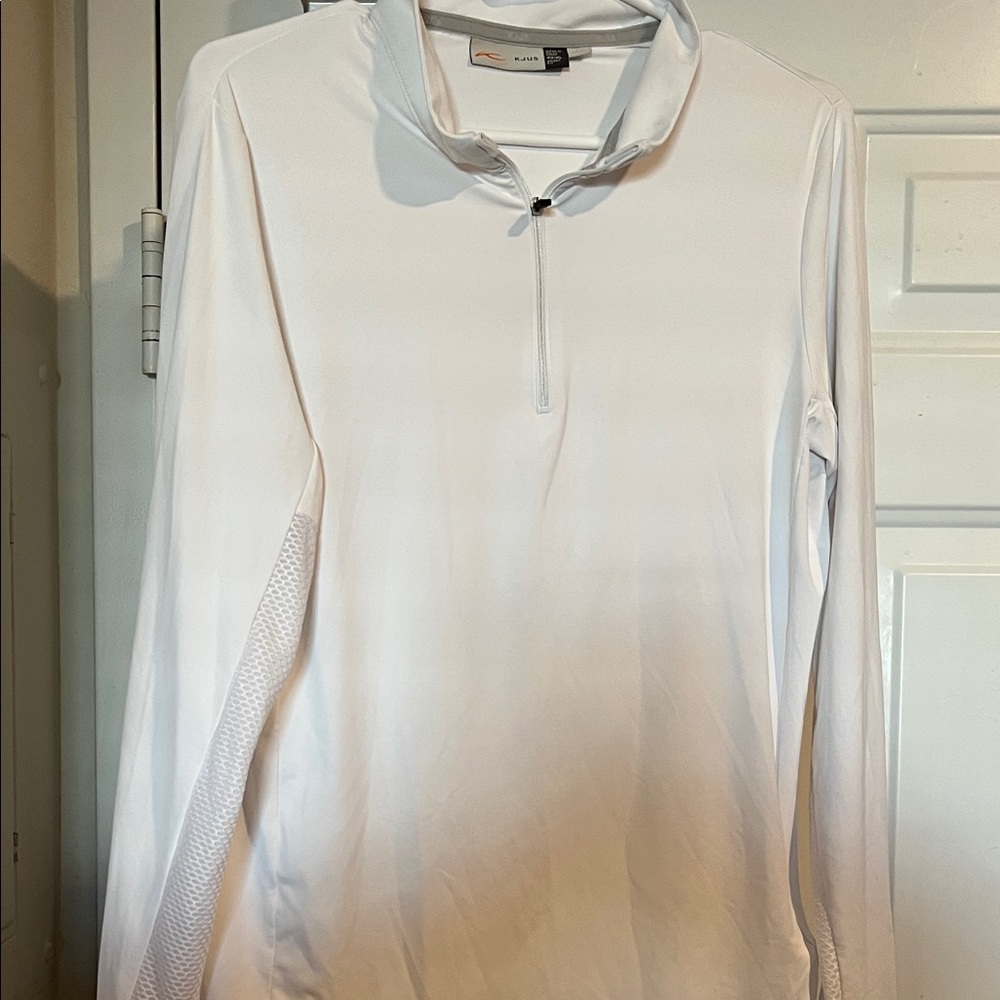 White Long Sleeve Men's Shirt